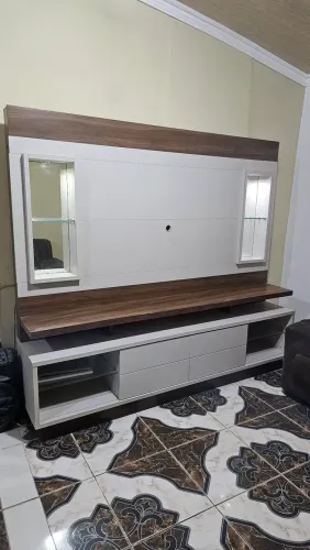 HOME / RACK COM ESPELHO E LED