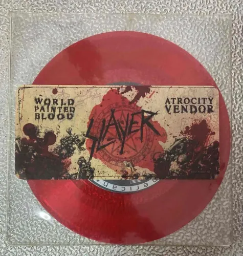 Lp Slayer World Painted Blood Atrocity Vendor importados raro 