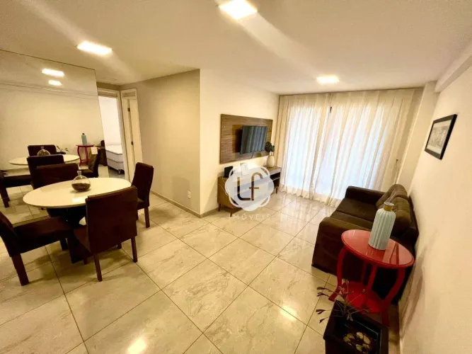 Apartamento com 2 dormitórios para alugar, 71 m² por R$ 5.289,48/mês - Meireles - Fortalez