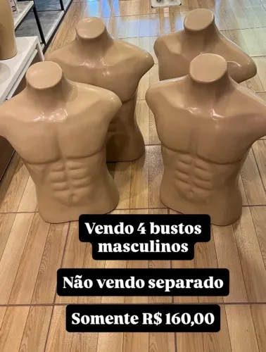 Manequins busto masculino usado