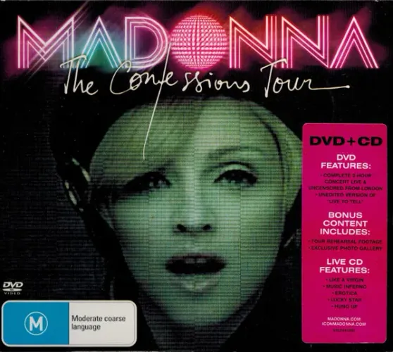madonna the confessions tour duplo cd + dvd