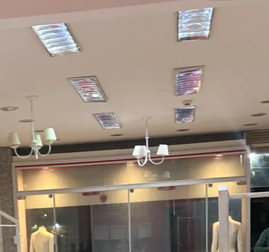 Vendo 8 luminárias com 16 âmpadas retangular