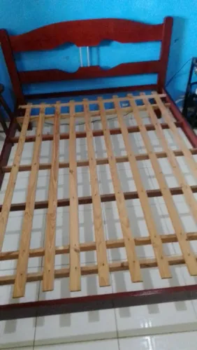 Cama e colchã usado 