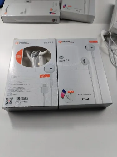 Fone de Ouvido Type-C PMCELL FO-41 Original - Som de Alta Qualidade | Novo
