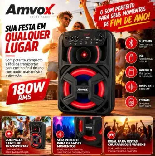 Caixa de som Amvox