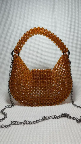 Bolsa de Miçangas - Cristal Âmbar