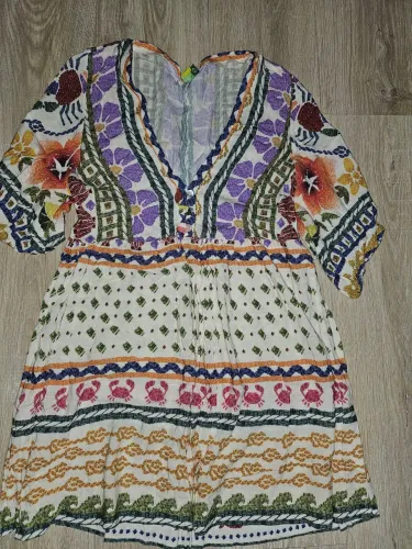 Vestido curto Farm