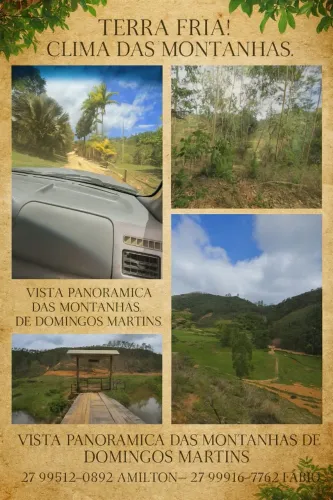 Sítios com Vista Panorâmica das Montanhas Domingos Martins, aceito ofertas e proposta<br> A