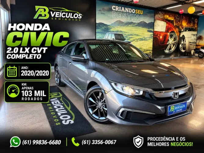 Honda Civic Sedan LX 2.0 Flex 16V Aut. 4P 2020