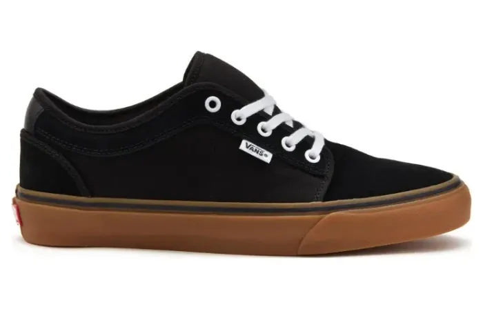 Tênis Vans Skate Chukka Low Black Black Gum Unissex.