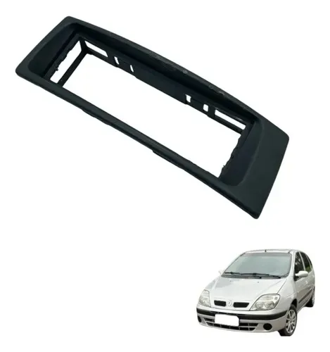 Moldura Radio Central Renault Scenic Expression 2004 2005 Preto
