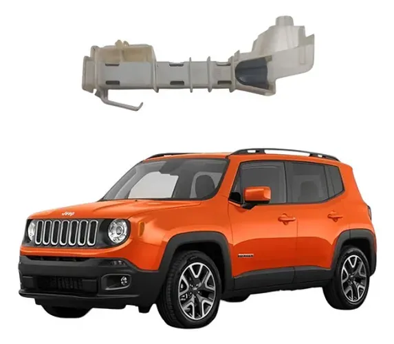 Guia Vidro Porta Dianteira Direito Jeep Renegade 2015 A 2020 Prateado