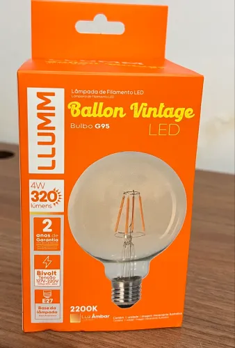 Lâmpada ballon vintage