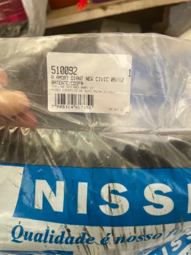 kit de batente e coifa para o amortecedor dianteiro do Honda New Civic
