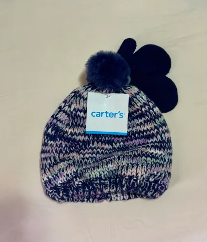 Kit Gorro e Luvas Carters Novo