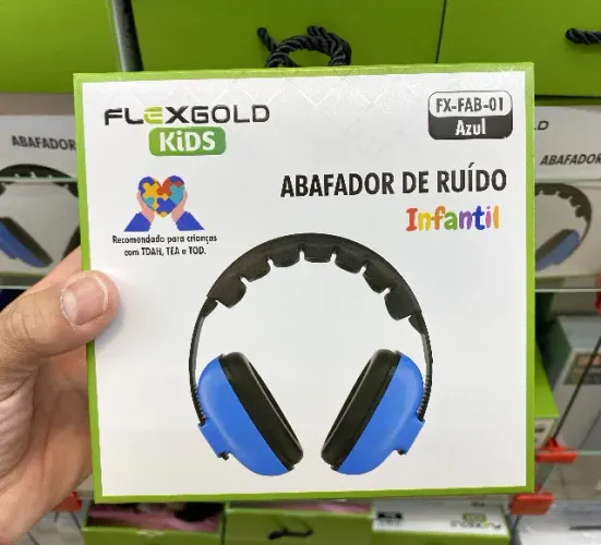 Abafador Infantil de Ruído Flexgold Kids (NOVO)
