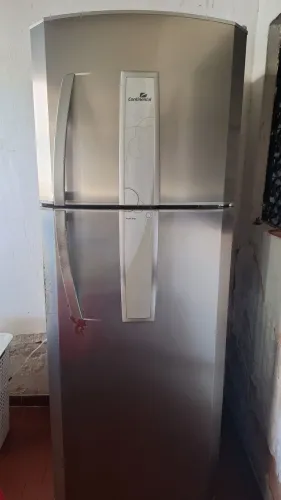 Geladeira continental 448L Frost Free inox