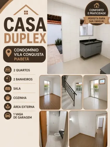 CADA DUPLEX EM CONDOMINIO FECHADO
