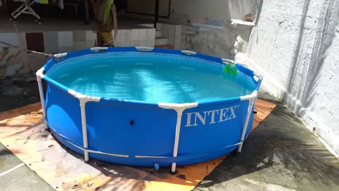 Piscina de plástico