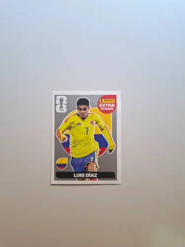 Extra Sticker Panini - Luis Díaz Prata