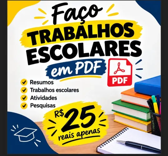 Trabalhoso escolares