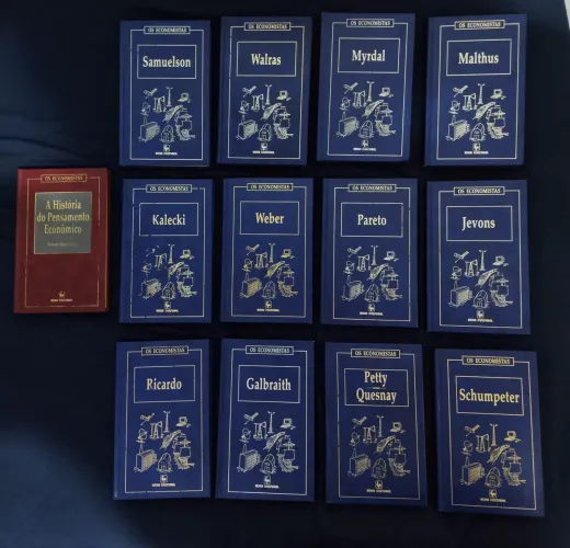 Coleção Os economistas 13 livros: Ricardo, Schumpeter, Malthus, Galbraith e outros
