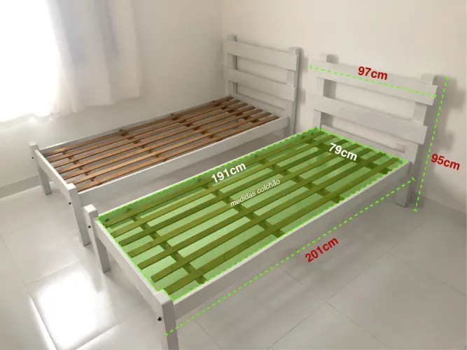1 Cama Solteiro Imbuia
