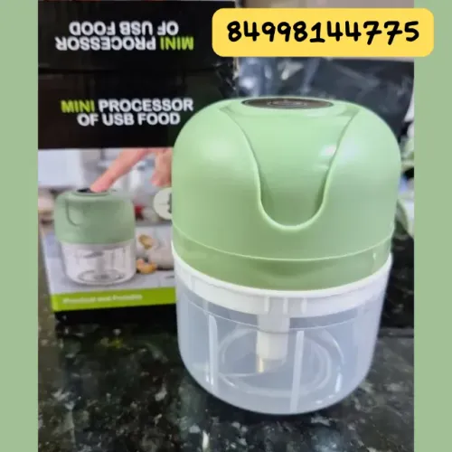 FRETE GRÁTIS Mini Processador Elétrico de Alimentos Sem Fio 250ml Recarregável USB
