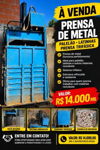 Prensa trifásica
