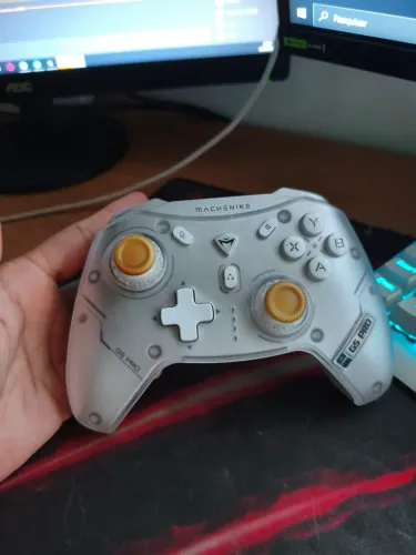 Controle Machenike G5 PRO + Dock de carregamento.