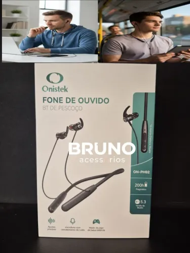 Fone de ouvido Bluetooth de corrida pescoço