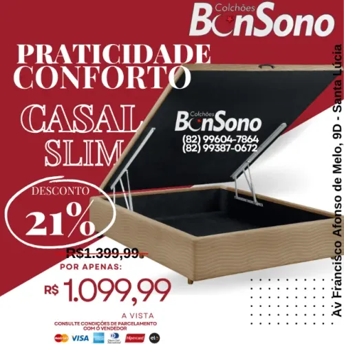 Base bau casal bonsono pronta entrega consulte estoque