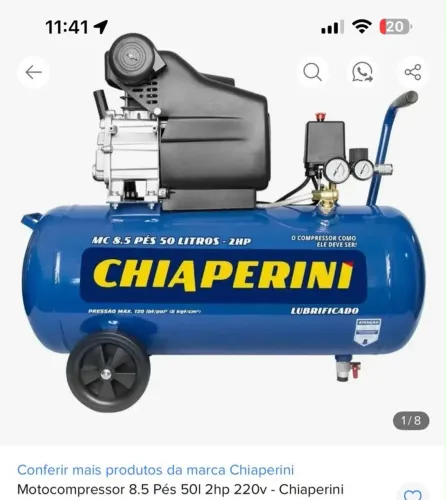 Vende-se compressor novo