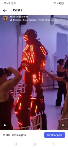 Robô de led 