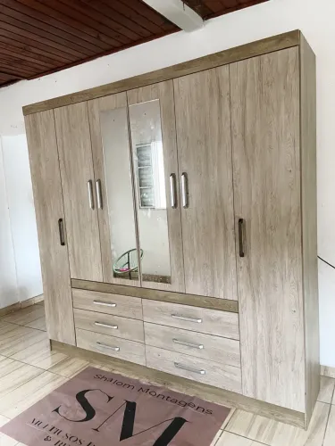 Guarda roupa seminovo entrega grátis