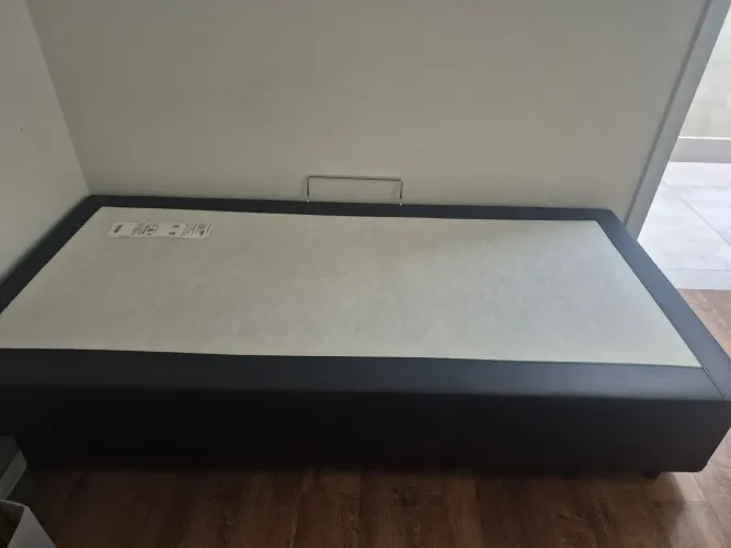 Cama Box Baú Solteiro + Colchão Ortocrin D33 - Excelente Estado