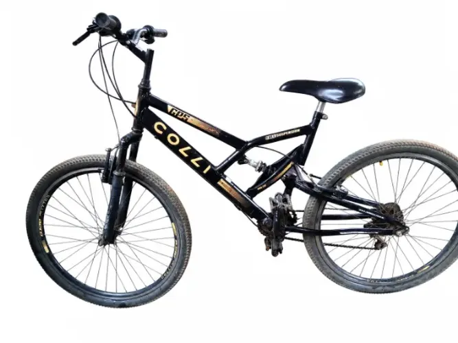 Bicicleta aro 26 colli Gps dupla suspensão