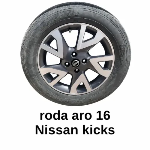 1 Roda Avulsa Aro 16 Nissan Versa Sl Unique Original Grafite