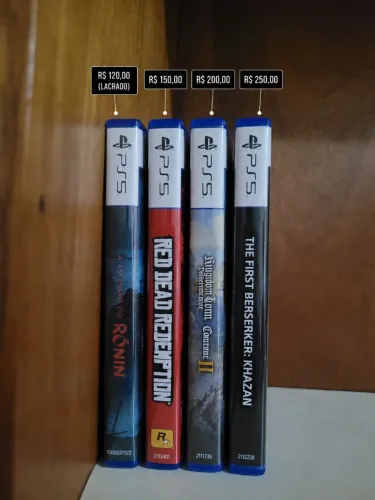 Lote de jogos ps5