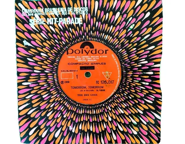 THE BEE GEES - Tomorrow, Tomorrow 1969 Vinil Compact Simples PERFEITAS CONDIÇOES