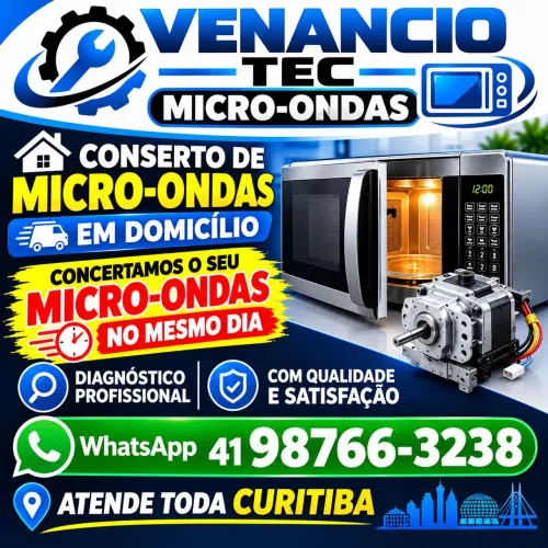 Conserto de micro-ondas em domicílio