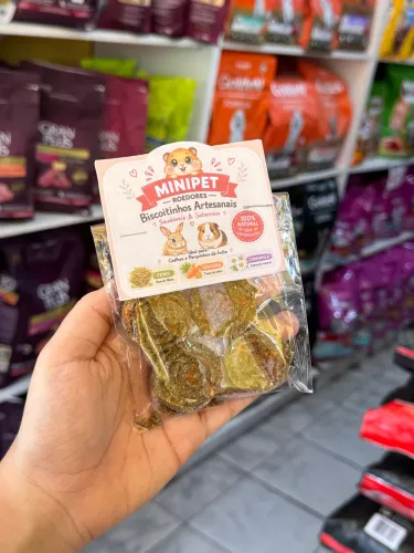 Biscoito para hamster 