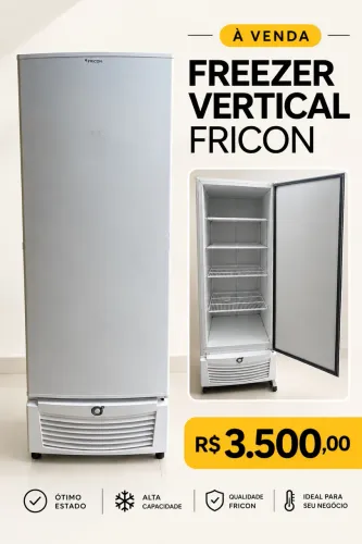 Freezer Vertical Tripla Ação 569 Litros Fricon - Para seu Restaurante