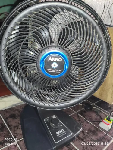 Ventilador Arno vf55 40cm repelente líquido 