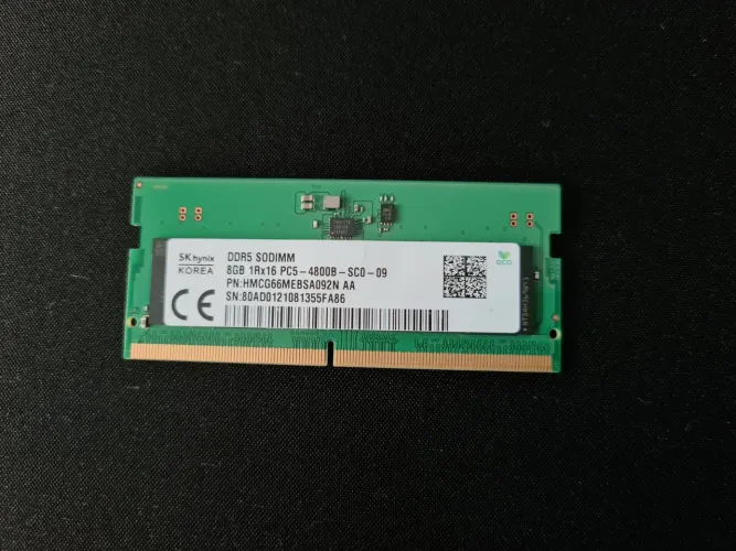 Memória RAM Notebook SK hynix 8GB DDR5 4800MHz SO-DIMM - Perfeita