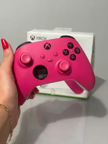 Lindo Controle original Xbox séries s rosa 