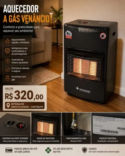 AQUECEDOR A GÁS VENÂNCIO