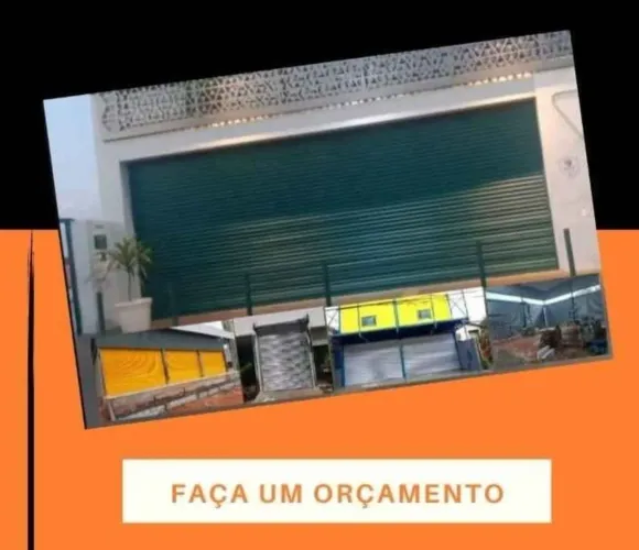 Porta para comércio e garagem automatizada