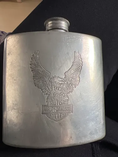 Cantil Harley-Davidson Original Vintage 1992 Sheffield England Pewter