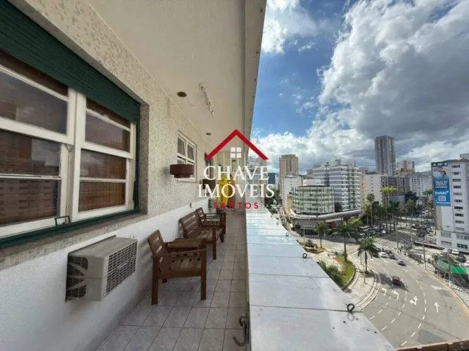 Apartamento com 2 dormitórios à venda, 100 m² por R$ 600.000,00 - Gonzaga - Santos/SP